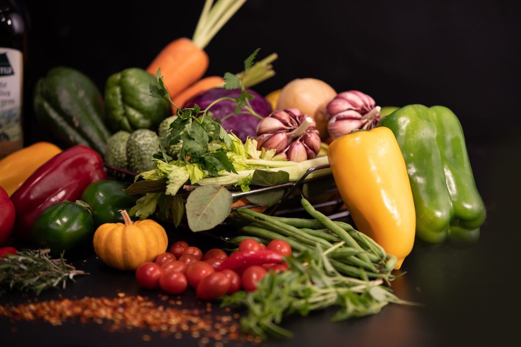 assorted vegetables on table